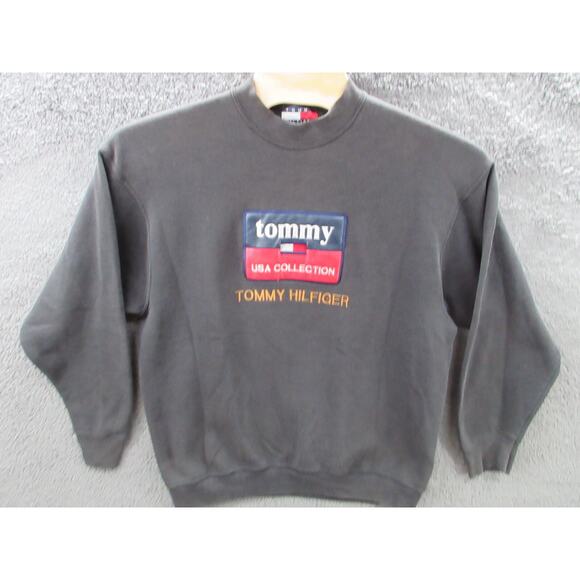Vintage Y2K 90s Tommy Hilfiger Crewneck Sweatshirt USA Collection Men's XL - Picture 1 of 16